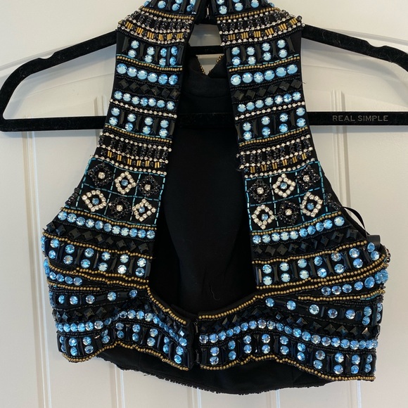 Sherri Hill 2 Piece Prom Dress - Picture 3 of 8